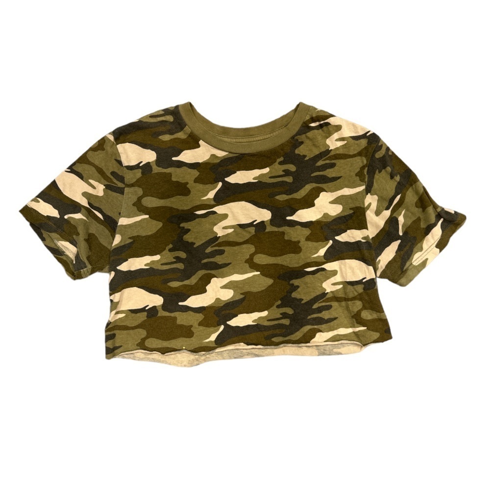 Mossimo Supply Co Army Crop Top